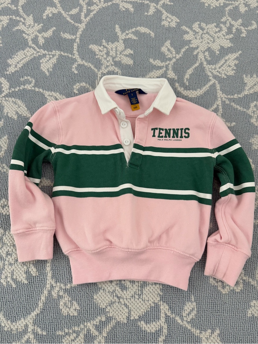 Polo Ralph Lauren Terry Rugby Fleece Polo - “Tennis”